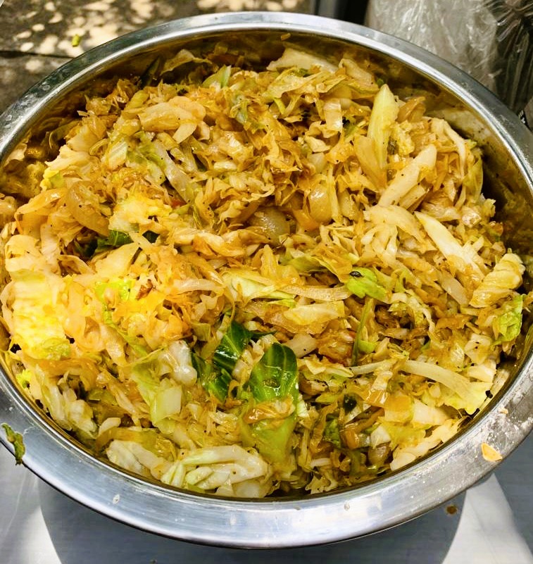 Caribbean catering display