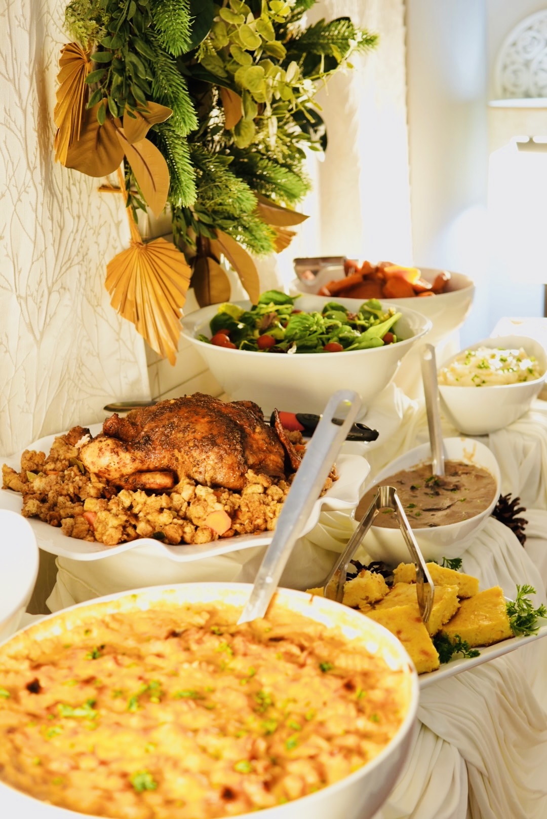 Luxury catering presentation