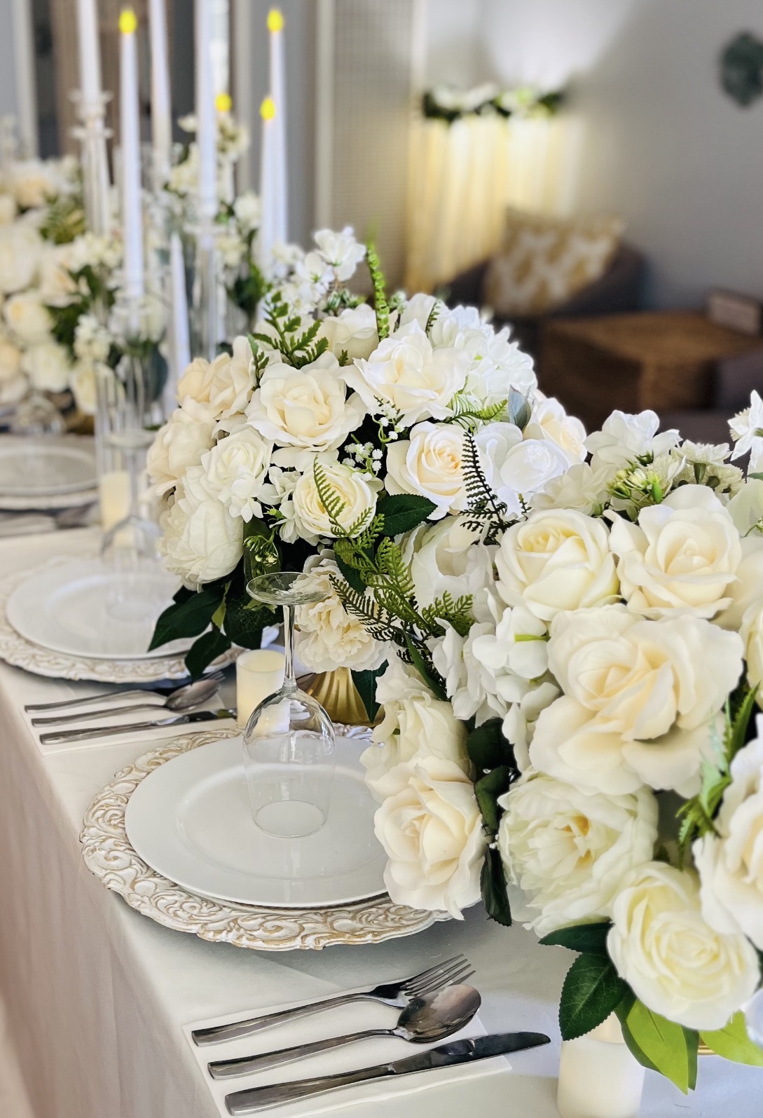 Luxury event decor