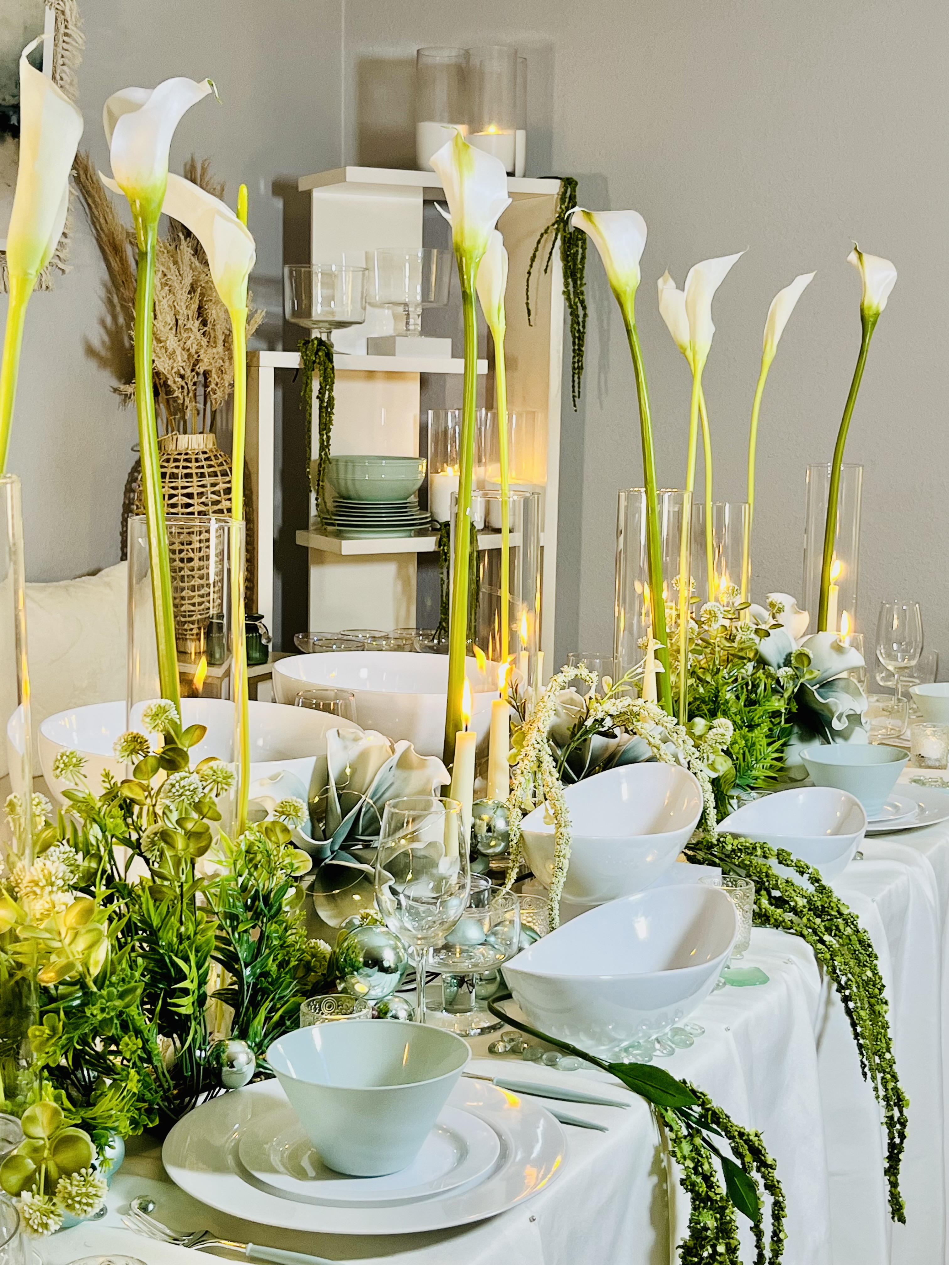 Ceremony floral installation